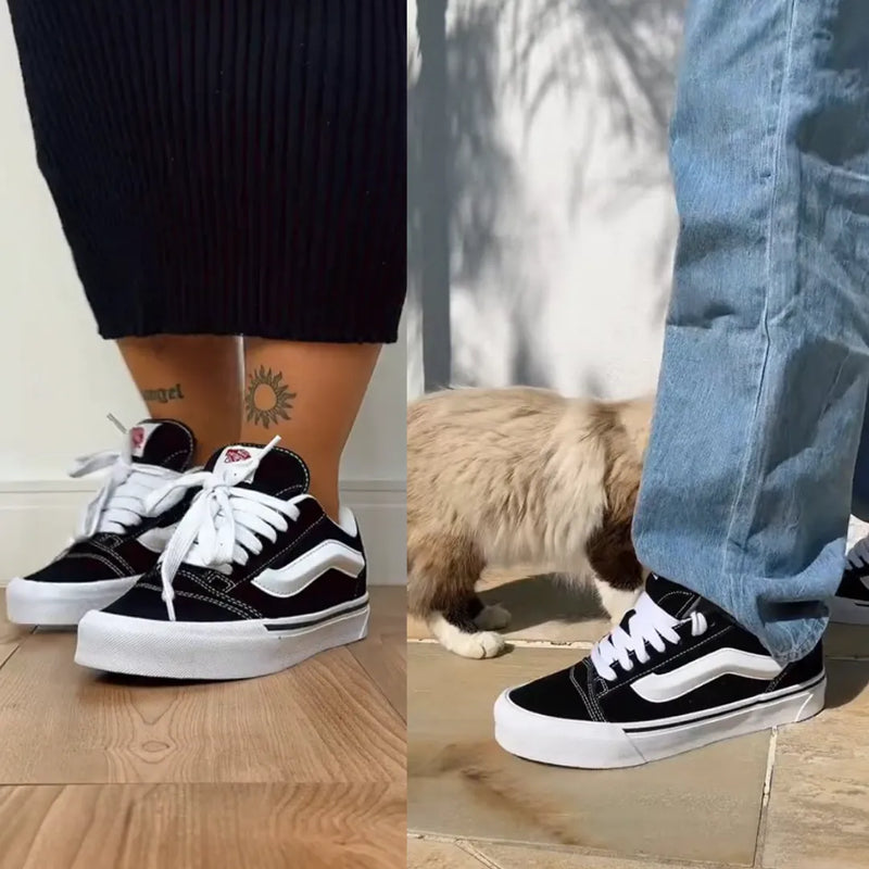 Tênis Vans KNU - Preto/Branco (Oferta Exclusiva)