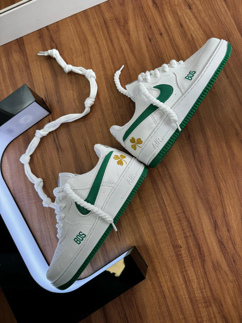 air force boston celtics branco e verde