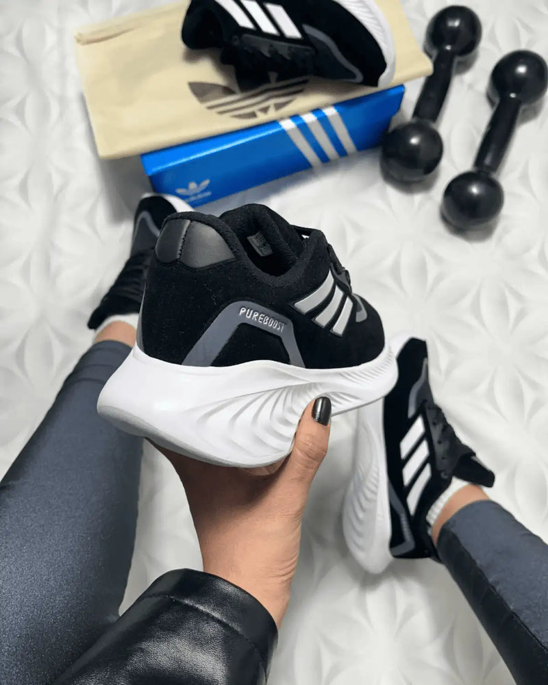 Tênis AD PureBoosted - Preto/Branco Compre 1 Leve 2 + FRETE GRÁTIS