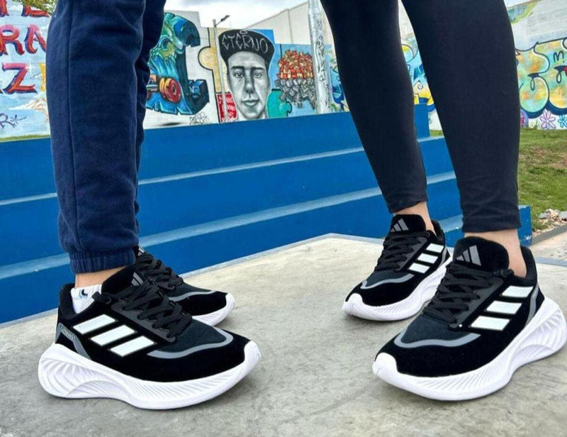 Tênis AD PureBoosted - Preto/Branco Compre 1 Leve 2 + FRETE GRÁTIS